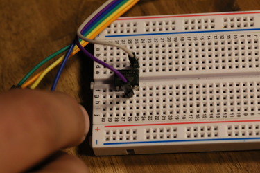 ATTiny auf einem Breadboard