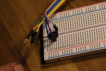 ATTiny auf einem Breadboard